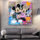 ChandeliersDecor.com-Wall Posters-Disney Mickey & Minnie Mouse Canvas Wall Art