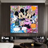 ChandeliersDecor.com-Wall Posters-Disney Mickey & Minnie Mouse Canvas Wall Art