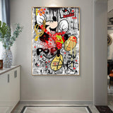 ChandeliersDecor.com-Wall Posters-Disney Mickey Mouse Canvas Wall Art: Authentic & Vibrant