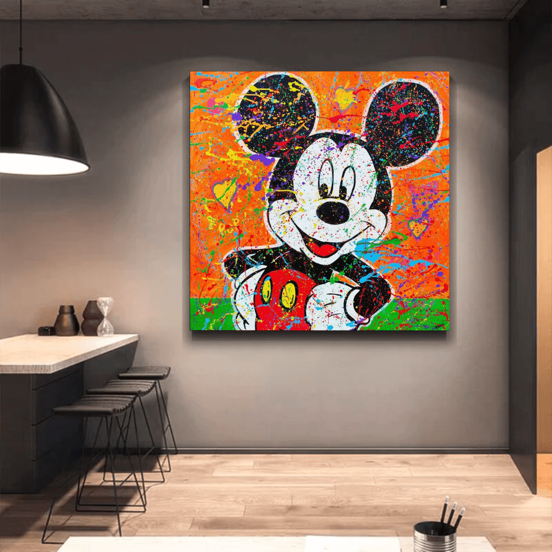 ChandeliersDecor.com-Wall Posters-Disney Mickey Mouse Poster - Get Your Hands on Classic Art!