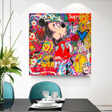 ChandeliersDecor.com-Wall Posters-Disney Mickey Mouse Supreme Canvas Wall Art