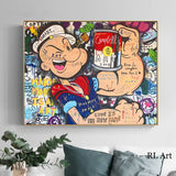 ChandeliersDecor.com-Wall Posters-Disney Popeye Picture Canvas Wall Art