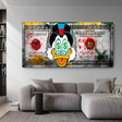 ChandeliersDecor.com-Scrooge McDuck Wall Art-Disney Scrooge McDuck Dollar Donald Duck Canvas Wall Art