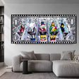 ChandeliersDecor.com-Scrooge McDuck Wall Art-Disney Scrooge McDuck Dollar Donald Duck Canvas Wall Art