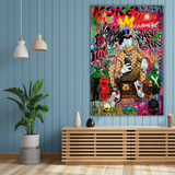 ChandeliersDecor.com-Scrooge McDuck Wall Art-Disney Scrooge McDuck Taking Photo Canvas Wall Art