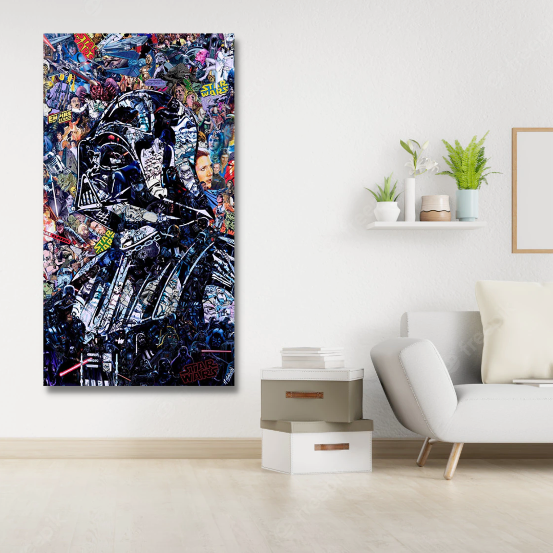 ChandeliersDecor.com-Wall Posters-Disney Star Wars Poster Darth Vader Canvas Wall Art