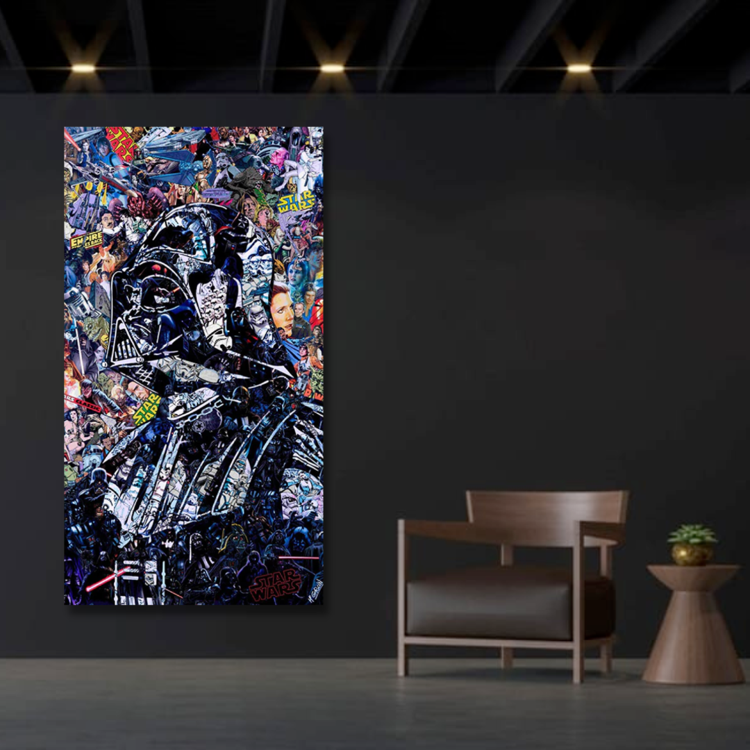 ChandeliersDecor.com-Wall Posters-Disney Star Wars Poster Darth Vader Canvas Wall Art