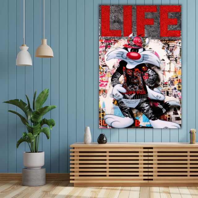 ChandeliersDecor.com-Wall Posters-Disney Sylvester Wall Art for Pussycat - Limited Merchandise