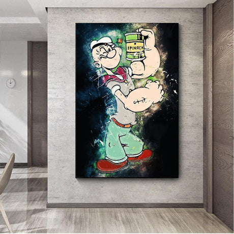 ChandeliersDecor.com-Wall Posters-Disney Wall Art Popeye Canvas Wall Art