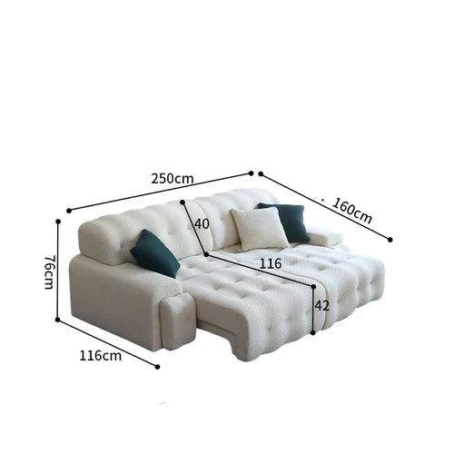 ChandeliersDecor.com-Sofa Set-Divano Lazy Sofa Bed for Living Room