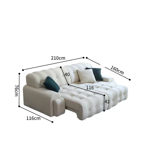 ChandeliersDecor.com-Sofa Set-Divano Lazy Sofa Bed for Living Room