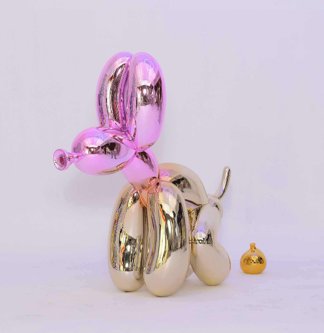 ChandeliersDecor.com-Supreme Sculptures-Dog Electroplated Sculpture Statue