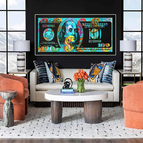 ChandeliersDecor.com-Wall Posters-Dollar Bill Poster - Design Money Wall Art