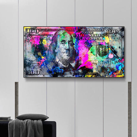 ChandeliersDecor.com-Wall Posters-Dollar Bill Poster: Money Wall Art - Limited Edition