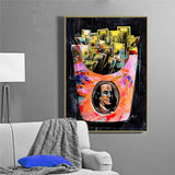 ChandeliersDecor.com-Wall Posters-Dollars in Bag Canvas Wall Art