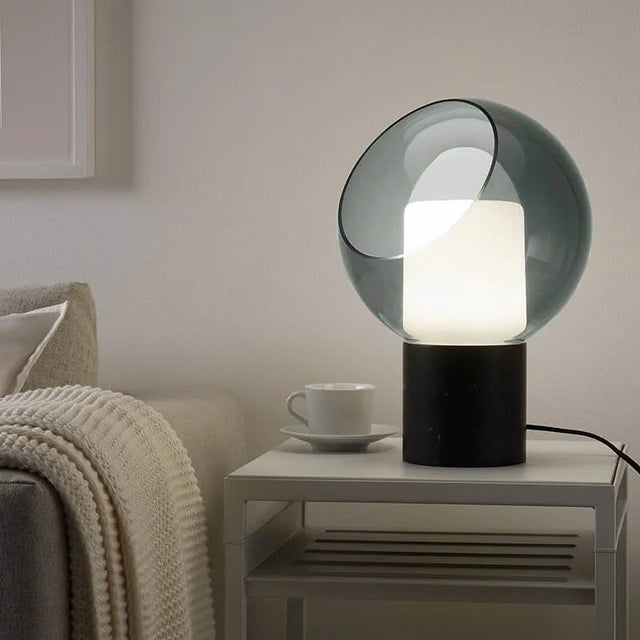 Dome Evedal Glass Table Lamp-ChandeliersDecor.com