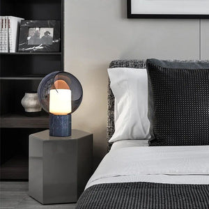 ChandeliersDecor.com-Table Lamp-Dome Evedal Glass Table Lamp