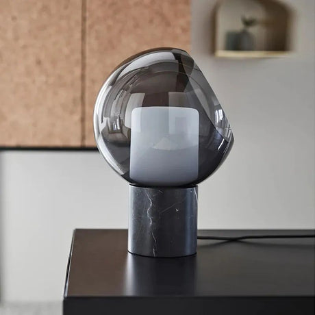 ChandeliersDecor.com-Table Lamp-Dome Evedal Glass Table Lamp