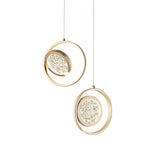ChandeliersDecor.com-Staircase Chandelier-Double Rings Staircase Chandelier: Luxury Lighting Fixture