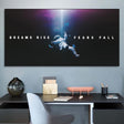 ChandeliersDecor.com-Wall Posters-Dreams Rise Fears Fall: Astronaut Poster