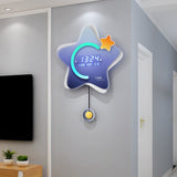 ChandeliersDecor.com-Wall Clocks-Electronic Star Wall Clock
