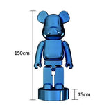 ChandeliersDecor.com-Bearbrick Statues-Electroplating Multicolour Bearbrick Statue Large