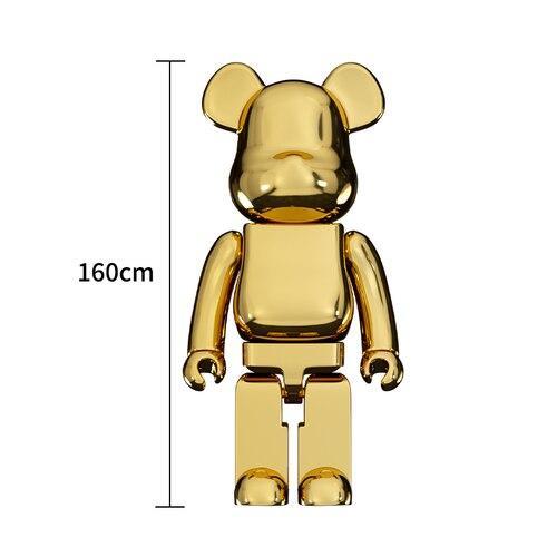 ChandeliersDecor.com-Bearbrick Statues-Electroplating Multicolour Bearbrick Statue Large
