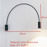 ChandeliersDecor.com-Wall Lights-Elegant Gold Arched LED Wall Sconce - Illuminate in Style