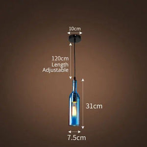 ChandeliersDecor.com-Pendant Lights-Elevate Your Decor with the Wine Bottle Creative LED Pendant Light