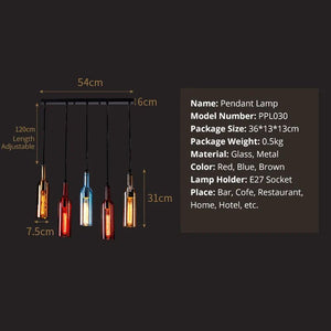 ChandeliersDecor.com-Pendant Lights-Elevate Your Decor with the Wine Bottle Creative LED Pendant Light