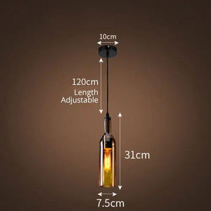 ChandeliersDecor.com-Pendant Lights-Elevate Your Decor with the Wine Bottle Creative LED Pendant Light