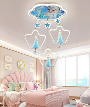 ChandeliersDecor.com-Kids Room Nursery Lighting-Elsa Girls Room Lighting - Kids Nursery Lighting