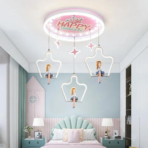 ChandeliersDecor.com-Kids Room Nursery Lighting-Elsa Girls Room Lighting - Kids Nursery Lighting