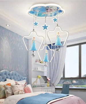 ChandeliersDecor.com-Kids Room Nursery Lighting-Elsa Girls Room Lighting - Kids Nursery Lighting