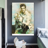 ChandeliersDecor.com-Musicians Wall Art-Elvis Poster - Find The Perfect Wall Art