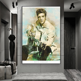 ChandeliersDecor.com-Musicians Wall Art-Elvis Poster - Find The Perfect Wall Art