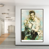 ChandeliersDecor.com-Musicians Wall Art-Elvis Poster - Find The Perfect Wall Art