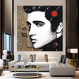 ChandeliersDecor.com-Musicians Wall Art-Elvis Presley Art: Suspicious Minds Canvas Wall Art