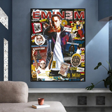ChandeliersDecor.com-Musicians Wall Art-Eminem Singer Canvas Wall Hanging Art: Express Yourself