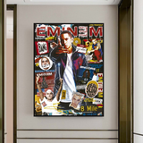 ChandeliersDecor.com-Musicians Wall Art-Eminem Singer Canvas Wall Hanging Art: Express Yourself