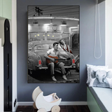 ChandeliersDecor.com-Wall Posters-Enjoying the Ride: Elvis and Marilyn Poster