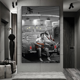 ChandeliersDecor.com-Wall Posters-Enjoying the Ride: Elvis and Marilyn Poster