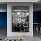 ChandeliersDecor.com-Wall Posters-Enjoying the Ride: Elvis and Marilyn Poster