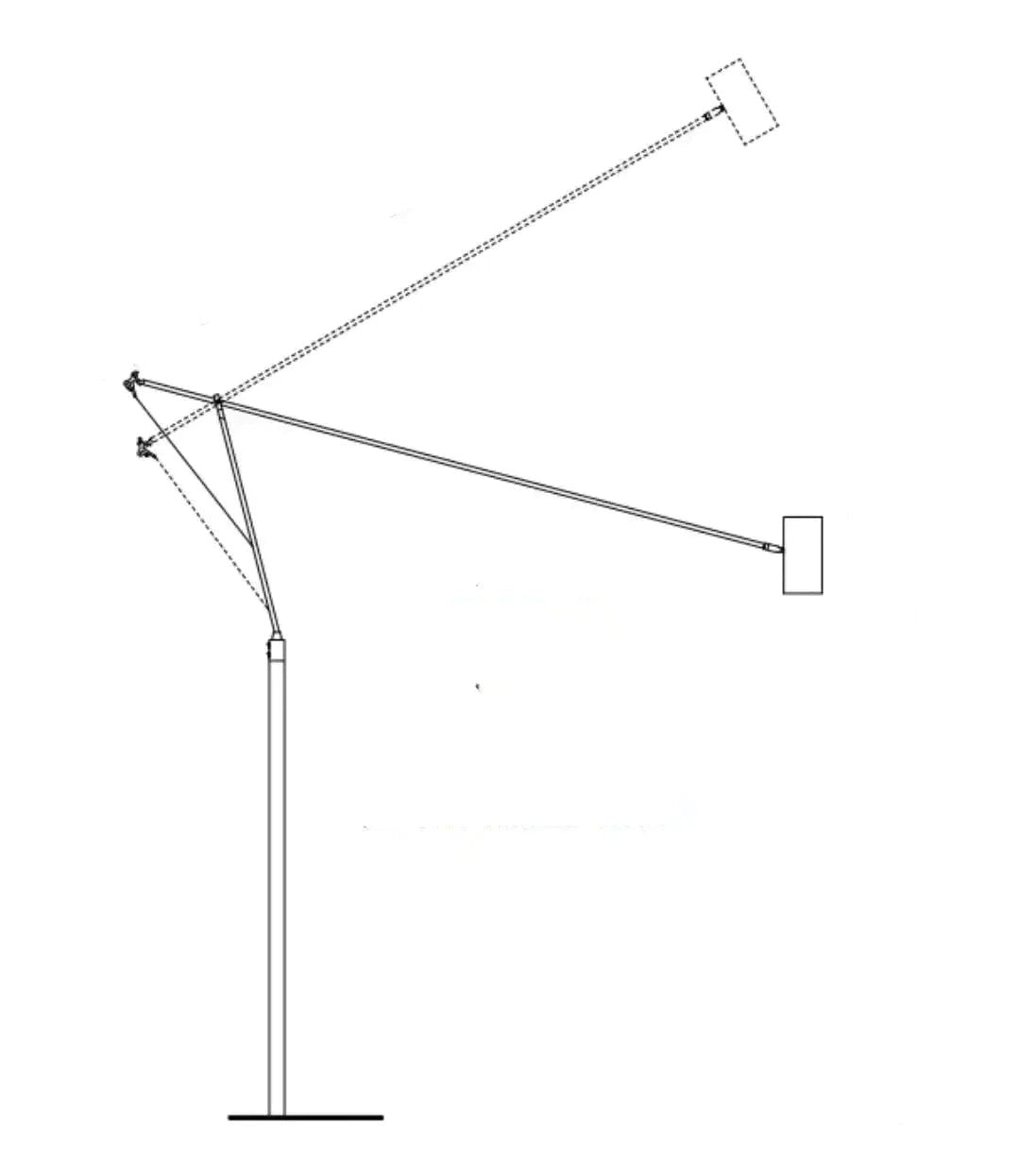 ChandeliersDecor.com-Floor Lamp-Ettorino BIG Catellani & Smith Floor Lamp - Long Arm Lamp