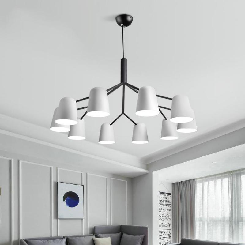 ChandeliersDecor.com-Ceiling Chandelier-Everly White Chandelier - Illuminate Your Space