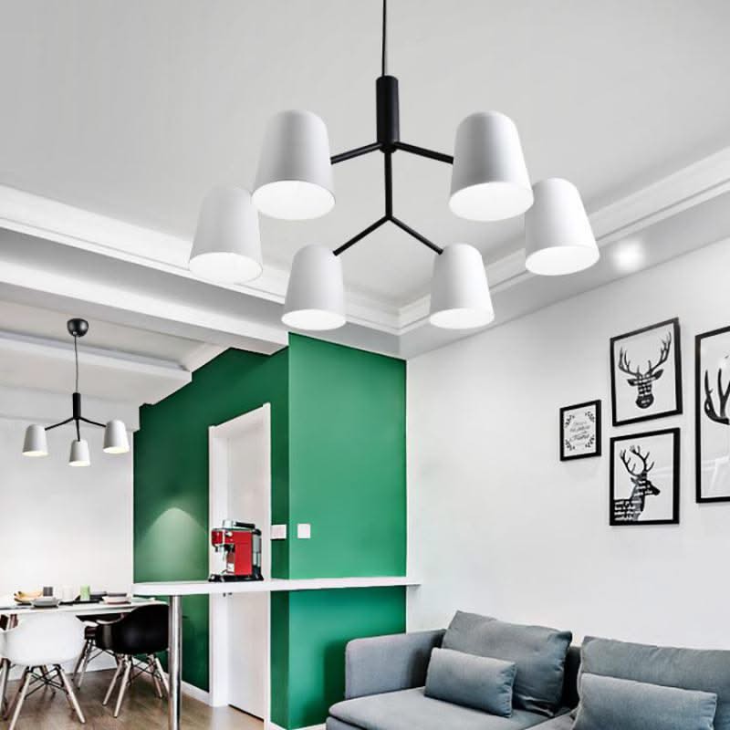 Everly White Chandelier - Illuminate Your Space-ChandeliersDecor.com