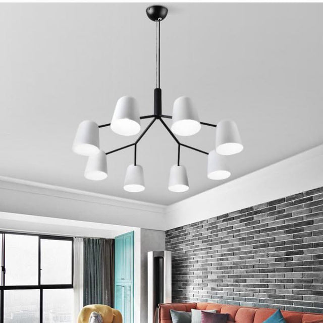 Everly White Chandelier - Illuminate Your Space-ChandeliersDecor.com