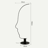 ChandeliersDecor.com-Floor Lamp-Face Arch Lamp - Illuminate Your Space with Style