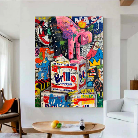 ChandeliersDecor.com-Wall Posters-Famous Singer and Street Art Posters Canvas and Graffiti Home Decor