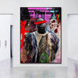 ChandeliersDecor.com-Musicians Wall Art-Famous Singer Biggie Smalls Poster Canvas Wall Art